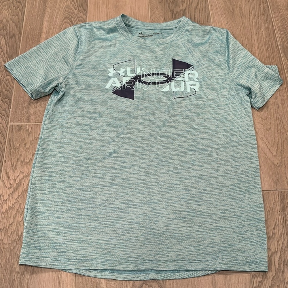 Under Armour Boys Blue Dry Fit T-Shirt Size L